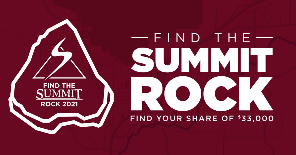 FIND THE SUMMIT ROCK • 96X Rock St.